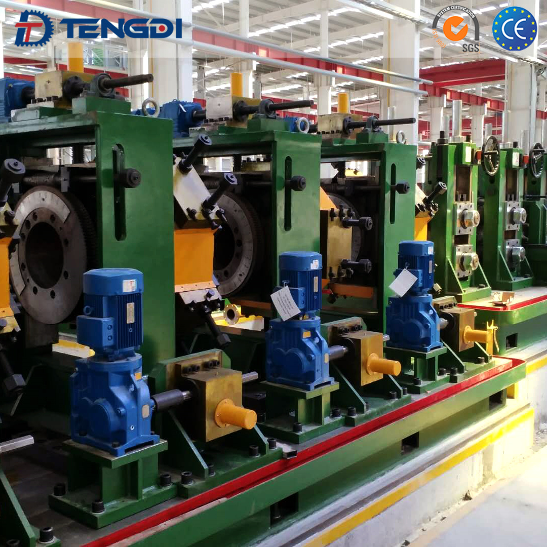 HG165 High Frequency Welding ERW Steel Tube Mill / Erw Tube Mill
