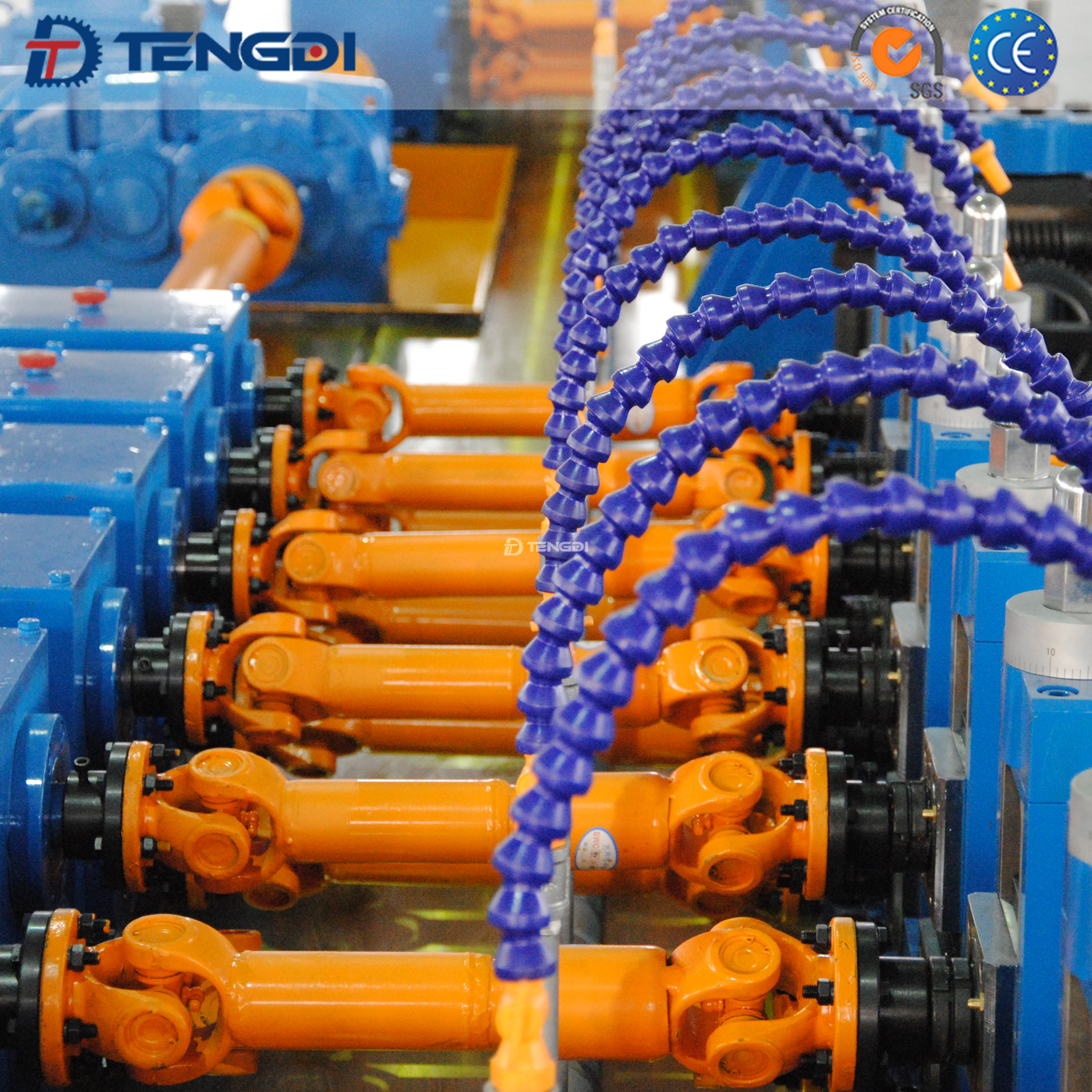HG32 High Frequency Welding ERW Steel Tube Mill / Erw Tube Mill