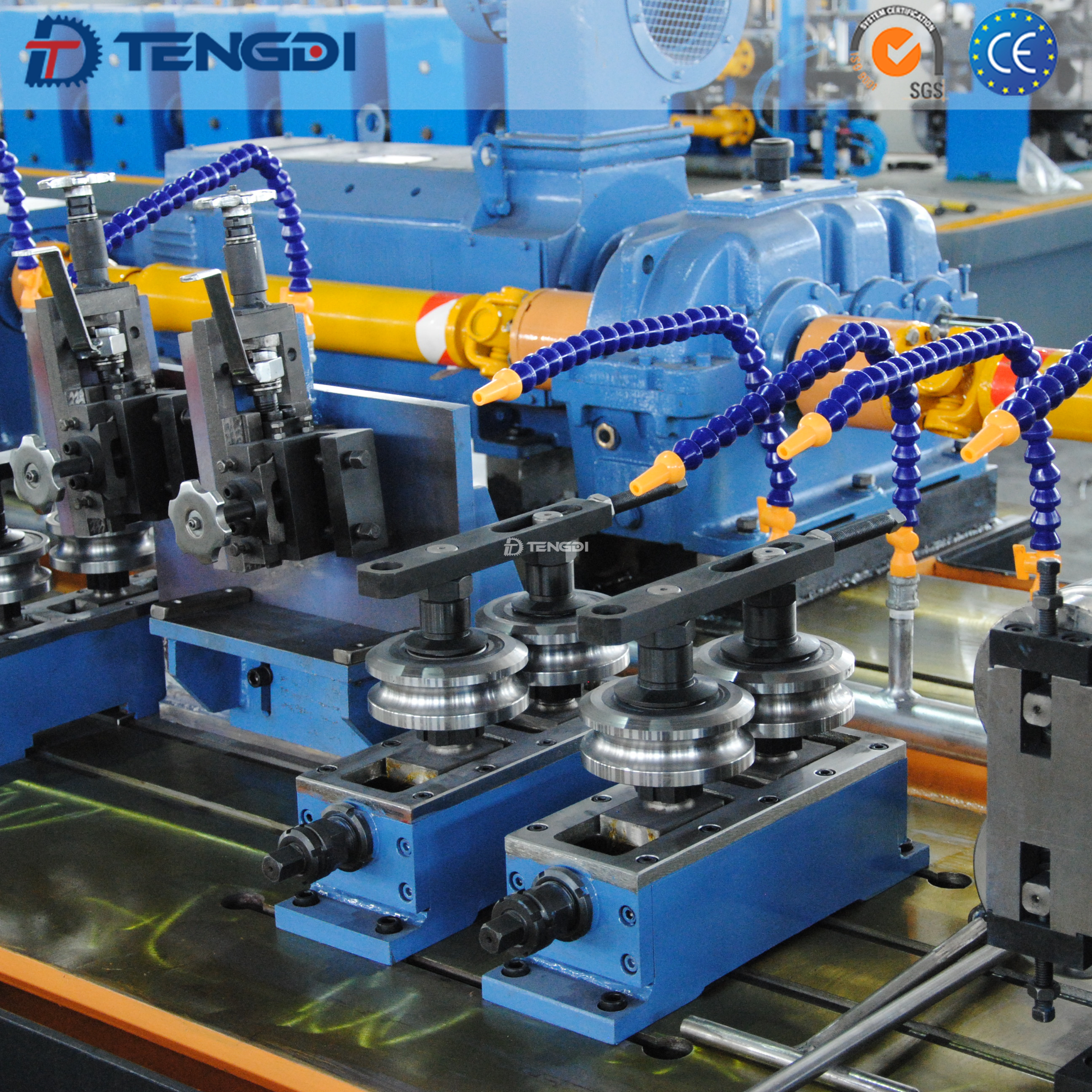 HG20 High Frequency Welding ERW Steel Tube Mill / Erw Tube Mill