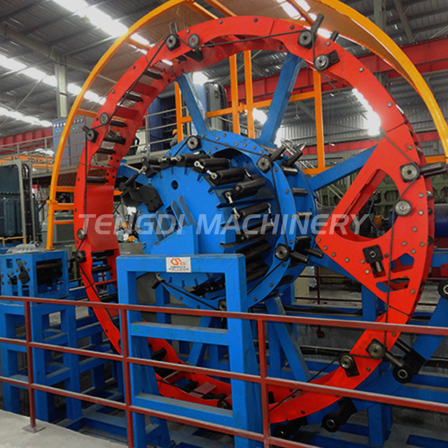 Pipe Mill Accumulator Cage Loop Type Vertical Spiral Accumulator 